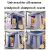 MIDUNU Double-Bed Mosquito Net Canopy, Two-Pole Luxury Bed Curtain, Princess Style, 200 x 220 x 200 cm view 3
