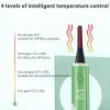 Heated Eyelash Curler, Rechargeable, 4 Temperature Settings, Green view 4