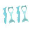 FOMIYES 4-Piece Reusable Silicone Eyeliner Stencil Set view 1