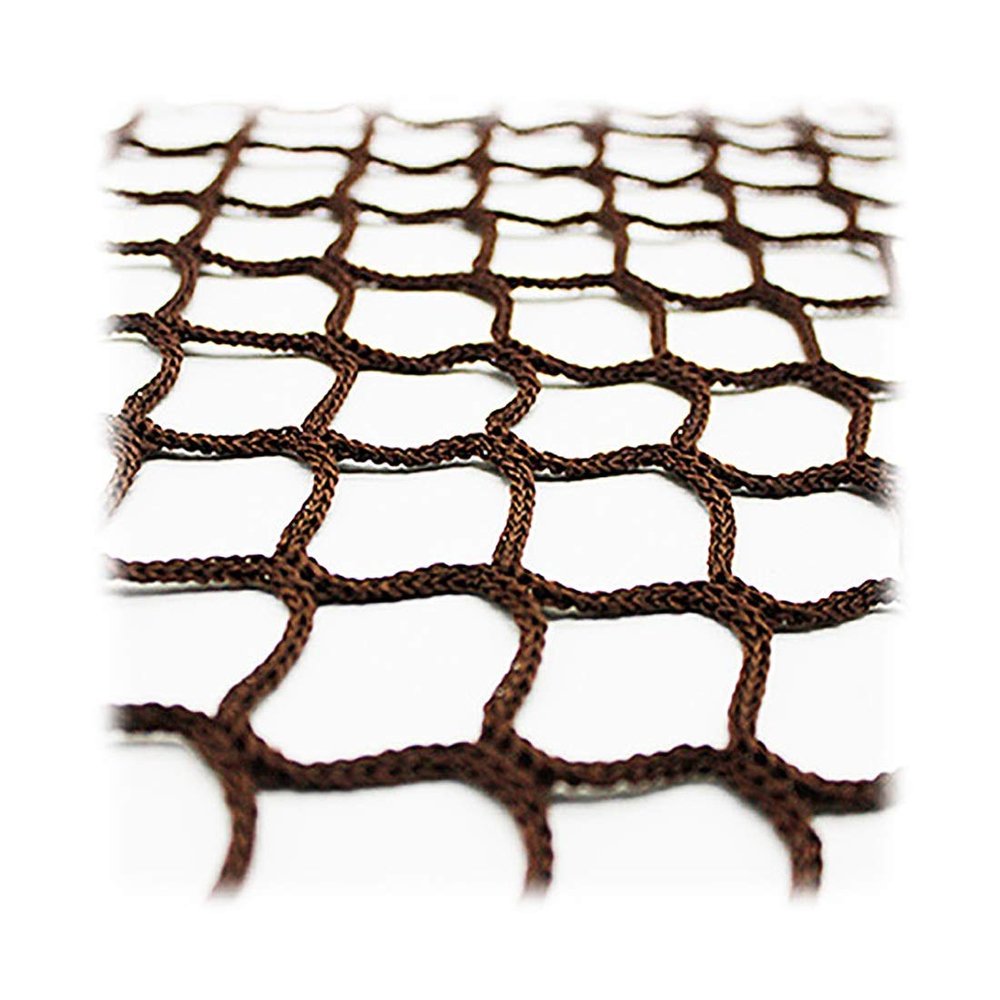 Child Safety Fall-Protection Net for Stairs, Balconies and Railings, Brown, 1 x 6 m
