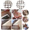 Child Safety Fall-Protection Net for Stairs, Balconies and Railings, Brown, 1 x 6 m view 2