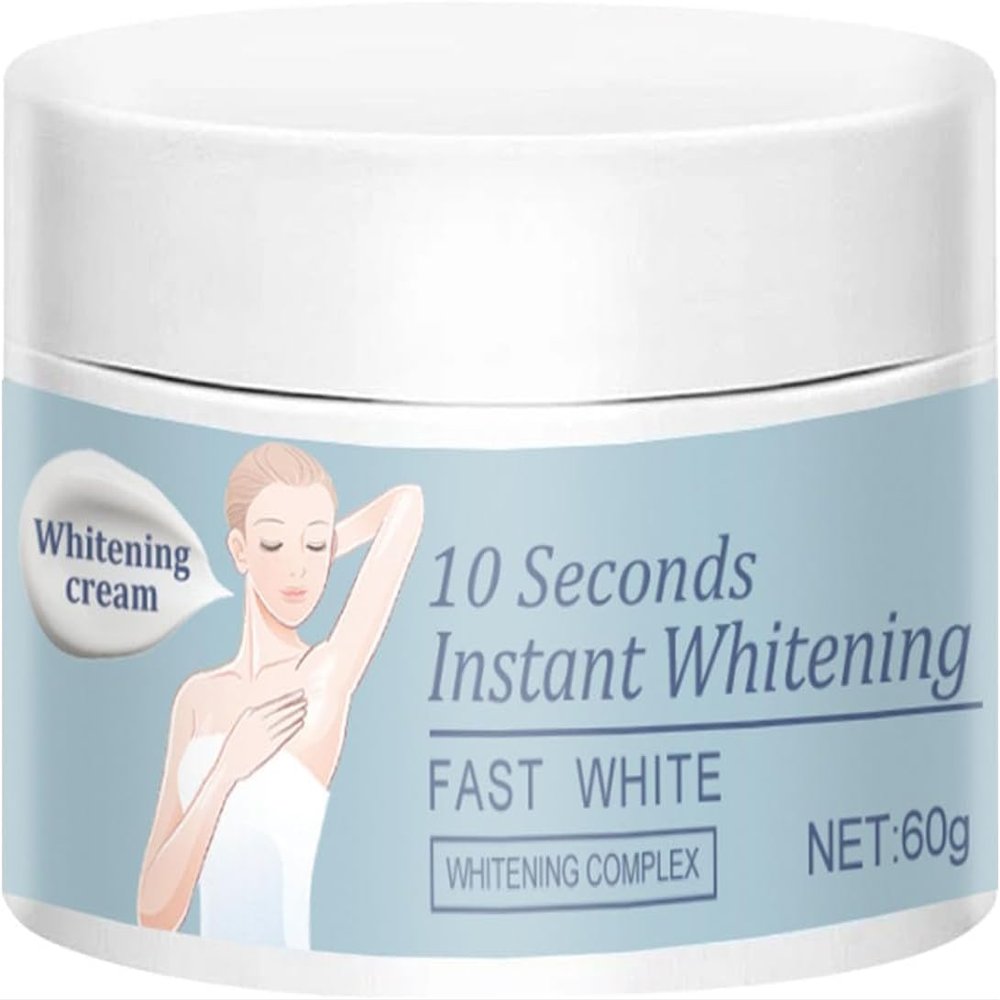 10-Second Instant Whitening Body Cream, Underarm Brightening Cream, Suitable for All Skin Types, 60 g (1 pc)