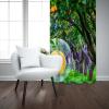 MYPALL 2-Piece Green Forest 3D Blackout Curtains, 75 x 166 cm view 2