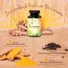 Organic Turmeric Capsules | Curcuma Extract & Powder | 144 mg Curcumin & 162 mg Curcuminoids | With Piperine | 120 Count | Vegan | Made in Germany by Vegavero view 3