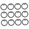 Silicone Dog Tag Silencer Rings for Dogs and Cats, 12-Pack view 1