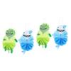 Beavorty 4-Piece Cartoon Bath Sponges for Gentle, Skin-Friendly Daily Cleansing view 1