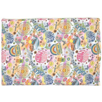GIRAFFENLAND Organic Spelt Pillow 30 x 20 cm, Organic Spelt + Organic Cotton "Flower Power" - Heat and Cold Pack