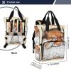 Vnurnrn Abstract Shy Squirrel Mom Diaper Bag Travel Backpack view 3