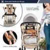 Vnurnrn Abstract Shy Squirrel Mom Diaper Bag Travel Backpack view 4