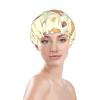 Corgi Print Double-Layer Waterproof Reusable Shower Cap view 3