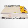 FCLDESHOP Soft Stretch Waterproof Mattress Protector for Kids, Beige, 150 x 200 cm view 4