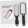 2-Piece Stainless Steel Foot File Set for Pedicures and Callus Removal view 4