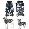 Eyein Post-Surgery Dog Recovery Suit with Zipper and Hook-and-Loop Closure, Camouflage, XS view 1