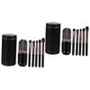 FRCOLOR 2-Piece Travel Makeup Brush Set with Case and Lid view 1