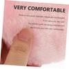 SOESFOUFU 3-Pack Round Cotton Baby Powder Puffs with Plush Bow, Compact and Fast-Drying for Body Care view 4