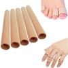5-Pack Silicone Toe Protectors, Gel Cushion Tubes view 1