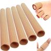 5-Pack Silicone Toe Protectors, Gel Cushion Tubes view 2