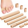 5-Pack Silicone Toe Protectors, Gel Cushion Tubes view 3