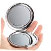 Round Compact Makeup Mirror, Double-Sided with 2x Magnification view 4