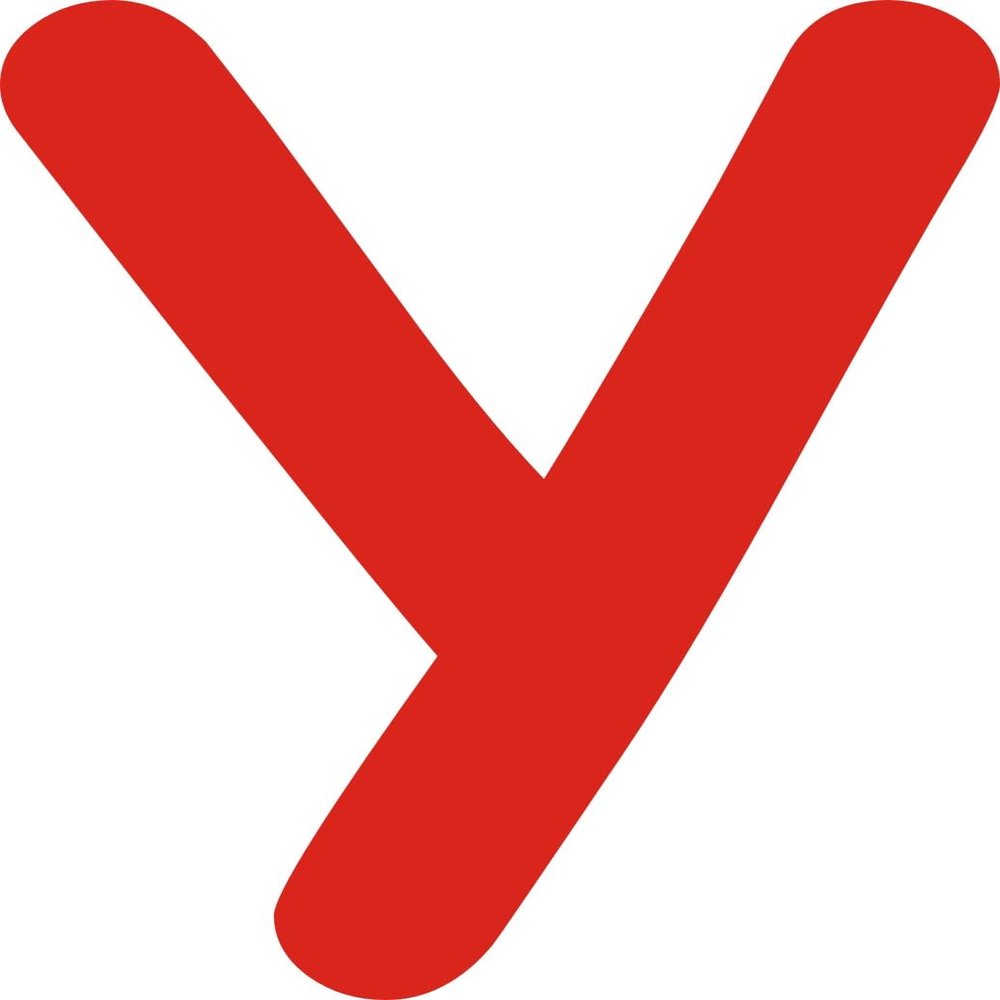 Kleckerliese Y Letter Sticker, 6 cm, Red, Satin-Finish, Self-Adhesive