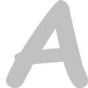 Kleckerliese Letter Sticker, 8 cm, Single, Satin-Matte Alphabet Decal for Children's Room, Wall, Door, Furniture & Car, Self-Adhesive & Contour-Cut, A, Gray view 1