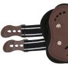 EVTSCAN Horse Hind-Leg Fetlock Boots, Breathable Shock-Absorbing, Perforated, Brown (L) view 4