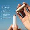 COOLA Mineral Liplux Organic Tinted Lip Balm Sunscreen SPF 30 Skinny Dip, 4.2 g view 3