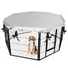 luckxuan Dog Kennel Cover with Sun and Rain Protection view 1