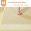 PIURUF Replacement Foam Cushion for Bench, 3/5/7/10 cm Thick, High-Density Upholstery Foam, Dog Bed Floor Mattress Seat Cushion view 3