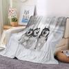 Kids' 3D Husky Dog Plush Blanket, 100 x 130 cm view 3