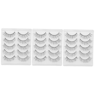 Beavorty 15 Pairs False Eyelashes for Women, Soft Lashes for a Natural Look, Cosplay, Weddings and Photo Shoots