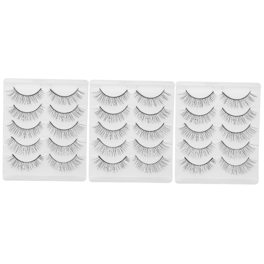 Beavorty 15 Pairs False Eyelashes for Women, Soft Lashes for a Natural Look, Cosplay, Weddings and Photo Shoots