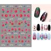 Butterfly, Bee, Rose & Dried Flower Nail Stickers, Self-Adhesive view 1