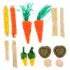 Mipcase Rabbit Toy Set for Chewing and Teething for Small Pets view 1