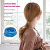 vreplrse 10-Count Glitter Hair Ties, Stretchable Ponytail Holders, Legion Blue view 2