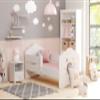 KOBI Fala Children's Bed with Guard Rail, 140 x 70 cm, White, with Mattress view 1