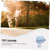 WOONEKY Dog Diaper for Female Puppies view 3
