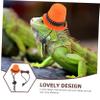 WOONEKY Reptile Hat and Bow Tie Set for Decoration and Costumes, 1 Set view 3
