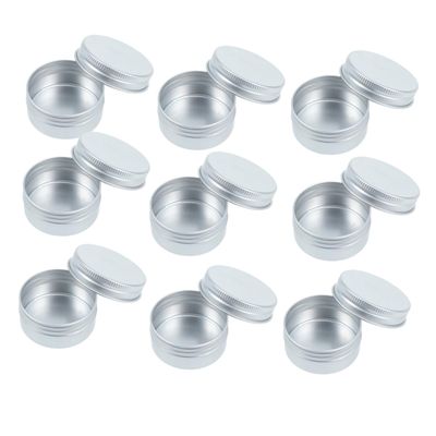Beatifufu 20 mL Aluminum Cosmetic Jars with Screw Lids, 20-Pack