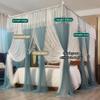 Luxury Palace Bed Canopy with Stand, Floor-to-Ceiling Curtain (1.5/1.8/2 m), Dustproof Blackout Mosquito Net, A4, 200 x 220 x 200 cm view 3