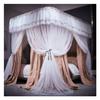 BUJOG U-Shaped Luxury Bed Canopy, Mosquito Net with Stainless Steel Holder, Shading and Dust Protection, A2, 150 x 200 x 230 cm view 1