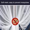 BUJOG U-Shaped Luxury Bed Canopy, Mosquito Net with Stainless Steel Holder, Shading and Dust Protection, A2, 150 x 200 x 230 cm view 3