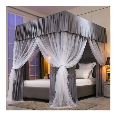 BUJOG 1.8 m/6 ft Bed Canopy, King-Size Bed Mosquito Net, Princess-Style, Style 5