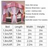 BUJOG 1.8 m/6 ft Bed Canopy, King-Size Bed Mosquito Net, Princess-Style, Style 5 view 2