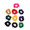 10-Pack Velvet Hair Ties for Women, Elegant Elastic Hair Bands view 1
