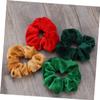 10-Pack Velvet Hair Ties for Women, Elegant Elastic Hair Bands view 2