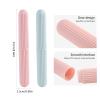 DHSWNNG Toothbrush Case Set, 2-Pack, Pink + Green view 2