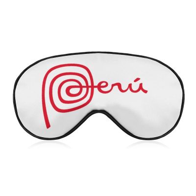 Peruvian Flag Sleep Mask with Adjustable Strap
