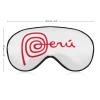 Peruvian Flag Sleep Mask with Adjustable Strap view 2
