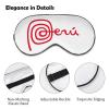 Peruvian Flag Sleep Mask with Adjustable Strap view 3